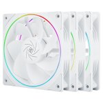 Tl - s12rw x3 ventilateur de processeur, 120 mm, blanc, pour ordinateur, fine aperture argb halo, pc, ...