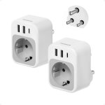 Tlp - lot de 2 adaptateur afrique du sud, adaptateur namibie avec 1 usb c et 2 usb a, prise afrique du ... Tlp - lot de 2 adaptateur afrique du sud, adaptateur namibie avec 1 usb c et 2 usb a, prise afrique du ...
