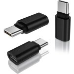 Tlp - adaptateur extension usb c vers type c 3pack, convertisseur rallonge pd 100w gen2 3. 1 femelle ...