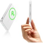 Tlp - pack de batterie magsafe certifi qi2, chargeur portable a charge rapide 5 000 mah 15 w, banque ...