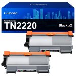 Tn2220 tn 2220 lot de 2 toners compatibles avec brother tn2220 tn2010 tn - 2010 toner mfc - 7360n dcp ...