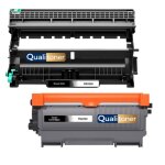 Tn2220 tn2210 tn2010 tn450 dr2200 dr - 2200 pack toner tambour compatibles pour brother noir avec puce ...