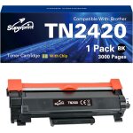 Tn2420 cartouche d'impression noire (avec puce) compatible avec brother hl - l2350dn hl - l2370dn dcp ...