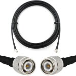 Tnc m�le vers tnc m�le 15m c�ble coaxial - cable d'extension hf240 (lmr 240 �quivalent) etanche - rallonge ...