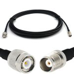 Tnc mle vers tnc femelle 20m cble coaxial rg58 50 ohm - rallonge tnc extension faible perte cable pour ...
