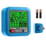 Toe - 100dmax testeur de prise avec affichage du temps de dclenchement rcd, ecran lcd rtroclair, ...
