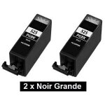 Tonercenter24 - 2 x pgi - 525 (avec puce) compatible cartouche d'encre pour canon pixma mg5150, mg5200, ...