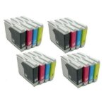 Tonercenter24 - 4 x brother lc970 / lc1000 compatible cartouche encre set pour brother fax - 1360 fax ...