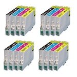 Tonercenter24 - 4 x epson t0715 compatible cartouche encre set pour epson stylus sx20 sx21 sx100 sx 105 ...