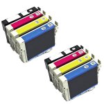 Tonercenter24 - epson 2x t1281 / 2x t1282 / 2x t1283 / 2x t1284 compatible cartouche d'encre set pour ...