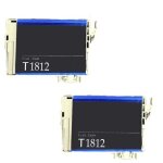 Tonercenter24 - epson t1282 cyan avec puce - 2 x compatible cartouche encre pour epson stylus s22 sx125 ...