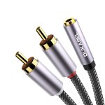 Top series adaptateur jack 3, 5 mm femelle vers 2 fiches rca stéréo audio stéréo y rouge / blanc 99, ... Top series adaptateur jack 3, 5 mm femelle vers 2 fiches rca stéréo audio stéréo y rouge / blanc 99, ...