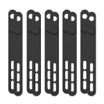 Topk - organisateur de cble en silicone rutilisable, attaches de cble, enrouleur de bureau, pinces ...
