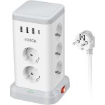Tour multiprise avec 11 prises (3680w / 16a), 3 usb a & 1 usb c, multiprise tower parafoudre et surtension, ... Tour multiprise avec 11 prises (3680w / 16a), 3 usb a & 1 usb c, multiprise tower parafoudre et surtension, ...