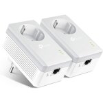Tp - link cpl 600 mbps avec prise intégrée et ports ethernet, prise cpl kit de 2, compatible avec tous ... Tp - link cpl 600 mbps avec prise intégrée et ports ethernet, prise cpl kit de 2, compatible avec tous ...