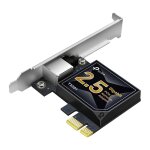 Tp - link tx201 v1 - adaptateur r�seau - pcie 2. 1 x4 profil bas - 100m / 1g / 2. 5g gigabit ethernet ...