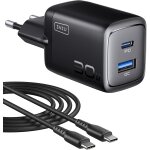 Trahoo - 30w chargeur usb c, 2 - port prise usbc chargeur rapide avec usbc câble, pd 3. 0 type c adaptateur ... Trahoo - 30w chargeur usb c, 2 - port prise usbc chargeur rapide avec usbc câble, pd 3. 0 type c adaptateur ...