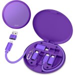 Trahoo - kit adaptateur chargeur usb multiples, convertisseur usb vers usbc, c�ble charge 100w 0. 3m, ...