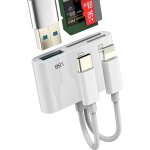 Trahoo - lecteur de carte usb c lightning sd adaptateur usb (3 en 2) appareil photo micro sd / tf lecteur ... Trahoo - lecteur de carte usb c lightning sd adaptateur usb (3 en 2) appareil photo micro sd / tf lecteur ...