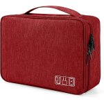 Trahoo - sac de rangement pour accessoires electroniques portable pochette organisateur pour cbles impermabl ...