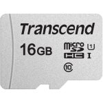 Transcend 300s - carte mmoire flash - 16 go - uhs - i u1 / class10 - micro sdhc