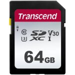 Transcend 300s - carte mmoire flash - 64 go - video class v10 / uhs - i u1 / class10 - sdxc uhs - i