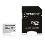 Transcend 300s - carte mmoire flash (adaptateur inclus(e)) - 128 go - a1 / video class v30 / uhs - i ...
