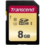 Transcend 500s - carte mmoire flash - 8 go - uhs - i u1 / class10 - sdhc uhs - i