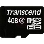 Transcend - carte mmoire flash (adaptateur microsdhc - sd inclus(e)) - 4 go - class 4 - micro sdhc