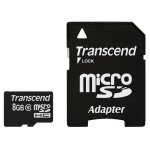 Transcend premium - carte m�moire flash (adaptateur microsdhc - sd inclus(e)) - 8 go - class 10 - 133x ...