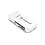 Transcend lecteur de cartes usb 3. 0 (8 en 1) blanc