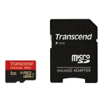 Transcend ultimate - carte m�moire flash (adaptateur microsdhc - sd inclus(e)) - 8 go - uhs class 1 / ...