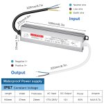 Transformateur 220v 12v led 80w, alimentation 12v 80w 6. 7a, led driver 12v étanche ip67, transfo ac ... Transformateur 220v 12v led 80w, alimentation 12v 80w 6. 7a, led driver 12v étanche ip67, transfo ac ...
