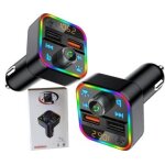 Transmetteur fm bluetooth chargeur rapide qc usb pd, jl255