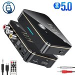 Transmetteur récepteur audio sans fil compatible bluetooth 3. 5mm, jack aux rca, adaptateur usb stéréo ... Transmetteur récepteur audio sans fil compatible bluetooth 3. 5mm, jack aux rca, adaptateur usb stéréo ...