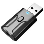 Transmetteur récepteur de musique audio bluetooth 5. 0, adaptateur usb sans fil pour pc, tv, voiture, ... Transmetteur récepteur de musique audio bluetooth 5. 0, adaptateur usb sans fil pour pc, tv, voiture, ...