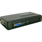 Transmetteur vido conecticplus commutateur kvm vga 4 ordinateurs usb