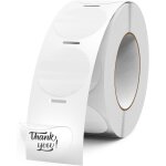 Transparent etiquette thermique ronde 25 mm rouleau vinyle cercle imprimable gommette autocollante pour ... Transparent etiquette thermique ronde 25 mm rouleau vinyle cercle imprimable gommette autocollante pour ...