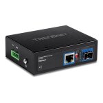 Trendnet ti - f11sfp - convertisseur de support - 1gbe - 10base - t, 100base - tx, 1000base - t - rj ...