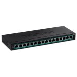 Trendnet tpe - tg160h commutateur r�seau non - g�r� gigabit ethernet (10 / 100 / 1000) connexion ethernet, ...
