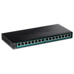 Trendnet tpe - tg161h commutateur r�seau gigabit ethernet (10 / 100 / 1000) connexion ethernet, supportant ...