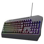 Trust gaming gxt 836 evocx clavier gamer azerty filaire usb, 78% plastiques recycl�s, led rgb, 25 touches ...