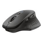 Trust ozaa souris sans fil bluetooth + rf, compacte, silencieuse, rechargeable, recycle - noir
