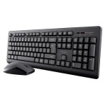 Trust primo clavier souris incluse universel rf sans fil qwerty anglais amricain noir