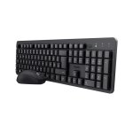 Trust tkm - 360 clavier souris incluse bureau rf sans fil qwerty italien noir
