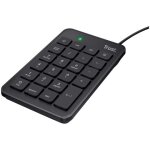 Trust xalas pav� num�rique filaire usb, plug & play, 23 touches, mini clavier num�rique pour pc / ordinateur ...