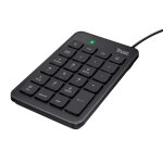 Trust xalas pavé numérique filaire usb, plug & play, 23 touches, mini clavier numérique pour pc / ordinateur ... Trust xalas pavé numérique filaire usb, plug & play, 23 touches, mini clavier numérique pour pc / ordinateur ...