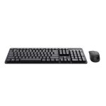 Trust ymo ii pack clavier et souris sans fil - azerty franais, rsistant aux eclaboussures, set silencieux, ...