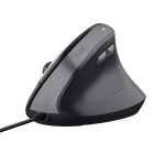 Trust yuno souris ergonomique filaire, souris verticale pour droitier avec cable usb de 1, 5m