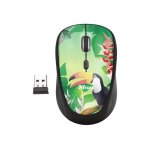 Trust yvi - souris - droitiers et gauchers - optique - 4 boutons - sans fil - 2. 4 ghz - rcepteur sans ...